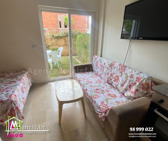 Un très beau studio S+0 richement meublé VueJardin