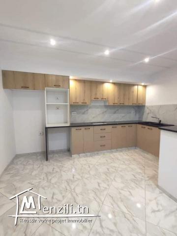 appartement de type s+2 au RDC  a kelibia