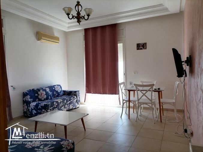 S+1 meublé avec magnifique vue panoramique à Ennasr 2