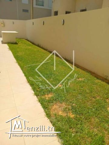 Appartement S2 avec jardin à vendre à riadh landalous