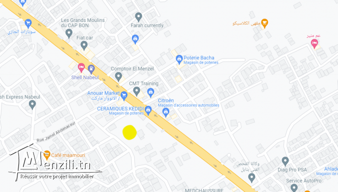 Terrain à Nabeul centre