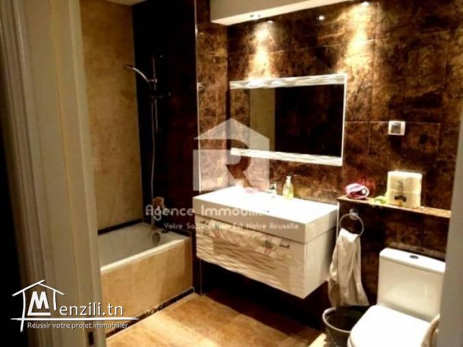 A LOUER  un appartement S2 meublé  situé à résidence Folla Chatt Mariem