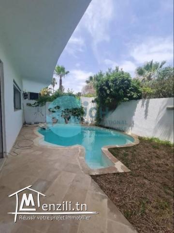 A LOUER UN TRIPLEX AVEC PISCINE A LA GAMMARTH