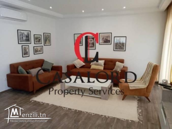 S2 meublé avec jardin à La Marsa