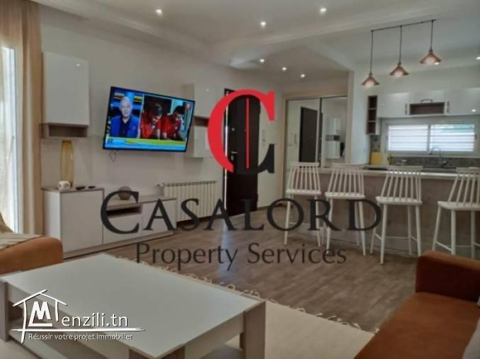 S2 meublé avec jardin à La Marsa