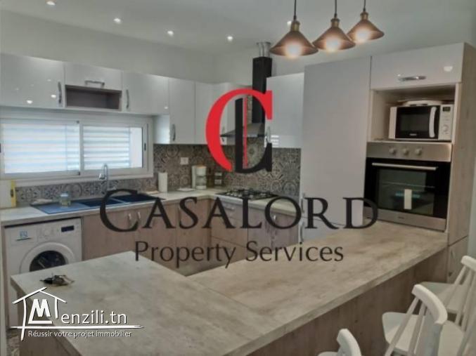 S2 meublé avec jardin à La Marsa