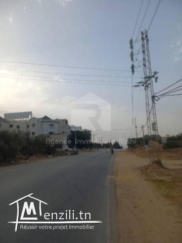 À Vendre terrain de 489.5m² situé à Chatt meriem Koussour Gharnata