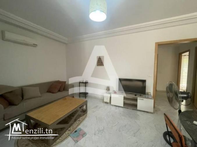 Location d'un appartement meublé avec jardin à la Marsa