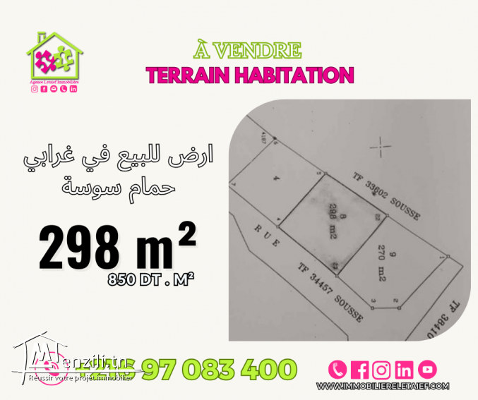 أرض للبيع مسجلة صالحة لبناء