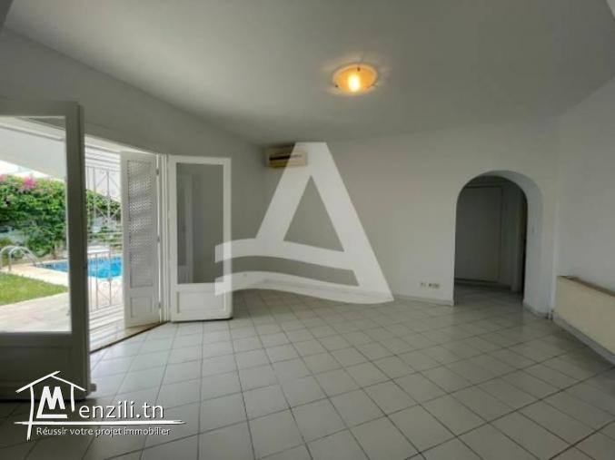 Duplex vue mer avec piscine à louer à Gammarth