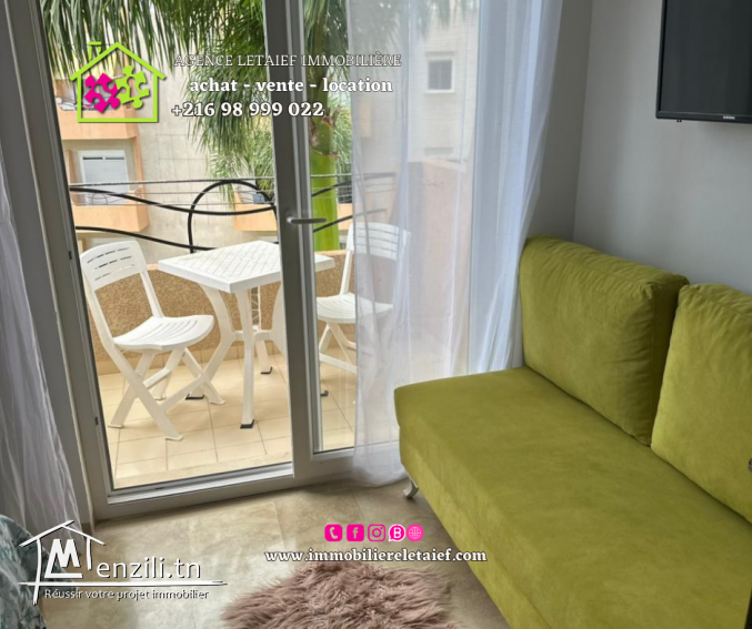 A louer un magnifique appartement meublé pour la Saison scolaire