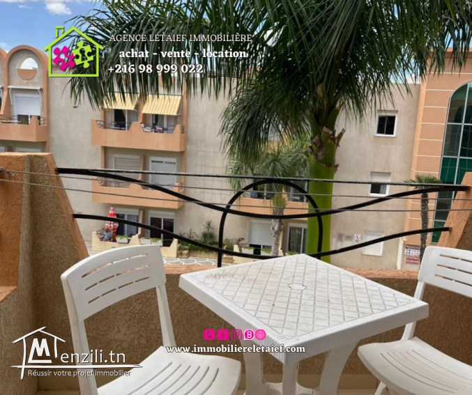 A louer un magnifique appartement meublé pour la Saison scolaire