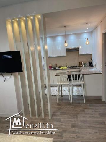Coquet Appartement meublée a cité Khalil Marsa