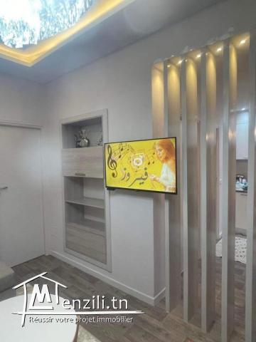 Coquet Appartement meublée a cité Khalil Marsa