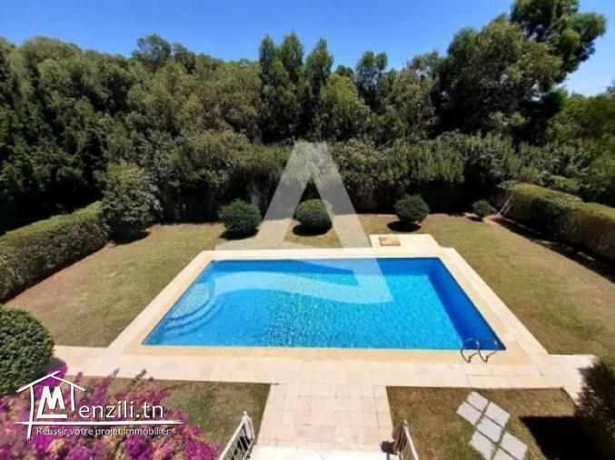 Location d'une belle villa à Gammarth