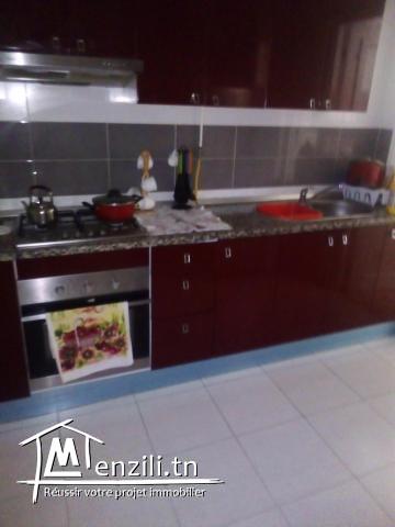 appartement tout confort s+2 meublé à louer