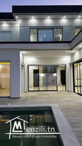 villa neuve zone urbaine titre bleu