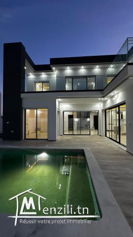 villa neuve zone urbaine titre bleu