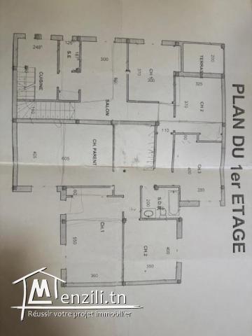 À vendre : Maison spacieuse à Lotissement AFH Mghira, Fouchana, Ben Arous