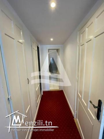 Location d'un appartement S1 meublé avec vue mer à Gammarth