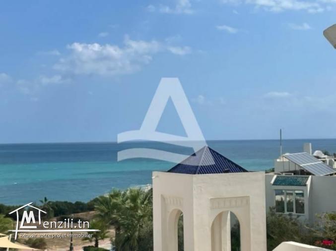 Location d'un appartement S1 meublé avec vue mer à Gammarth