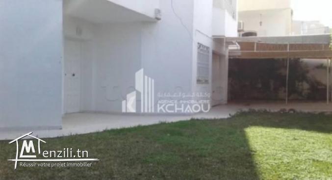 Riadh el Andalous à louer s3  RDC  villa avec jardin