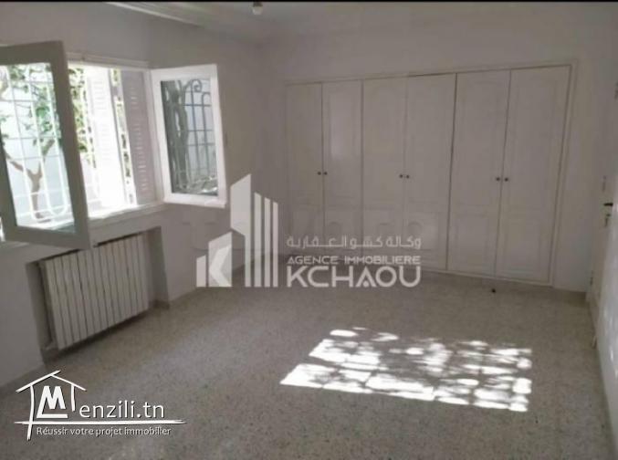 Riadh el Andalous à louer s3  RDC  villa avec jardin