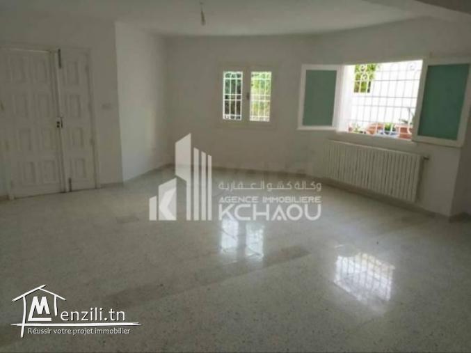 Riadh el Andalous à louer s3  RDC  villa avec jardin