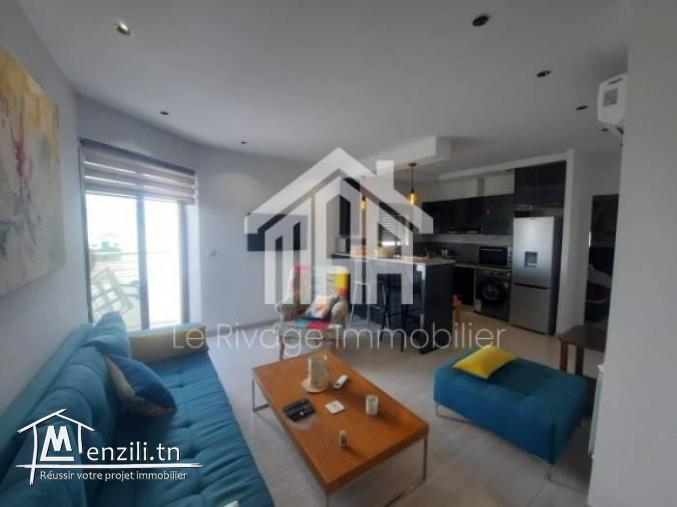 S1 meublé à la Marsa  situé dans une résidence stratégique et sécurisée