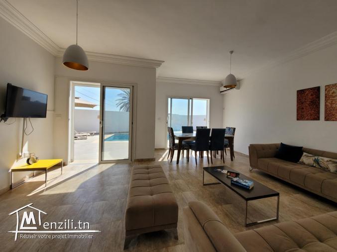 A louer Villa Khalil 3 avec piscine à Djerba la zone touristique
