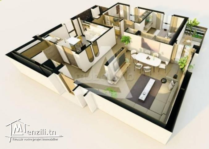 n nouveau projet en cours de construction à Gammarth.