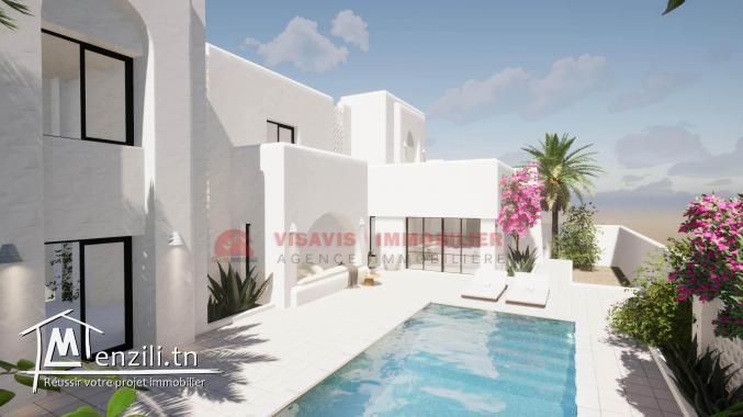 CONSTRUCTION CLÉ EN MAIN - VILLA AVEC PISCINE ZU DJERBA - RÉF P691
