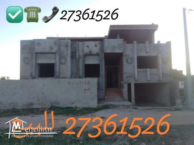 Maison en construction à dar allouch kelibia ❤️