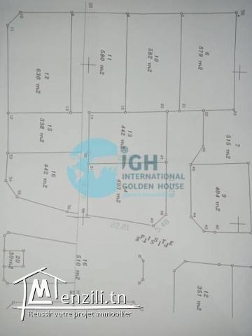 Terrain DE 493 m2 a Vendre A Hammam Sousse