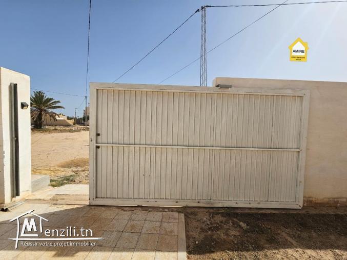 Location annuelle villa non meublée à Midoun Djerba