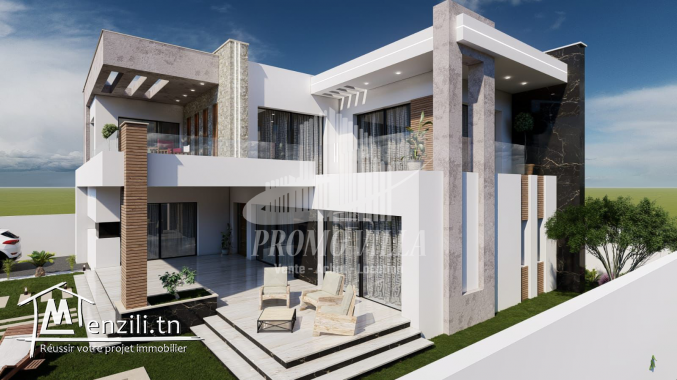 Superbe villa en cours de finition à 7min de yasmine hammamet