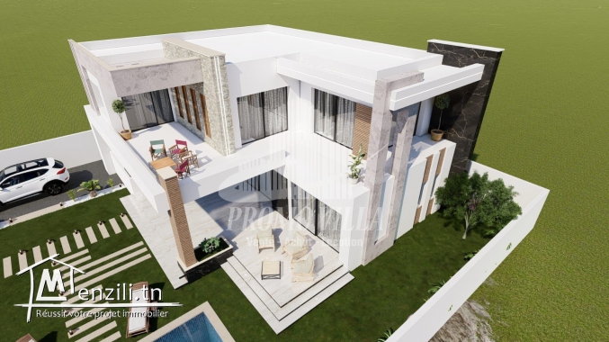Superbe villa en cours de finition à 7min de yasmine hammamet