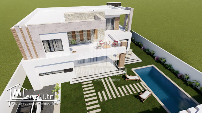 Superbe villa en cours de finition à 7min de yasmine hammamet