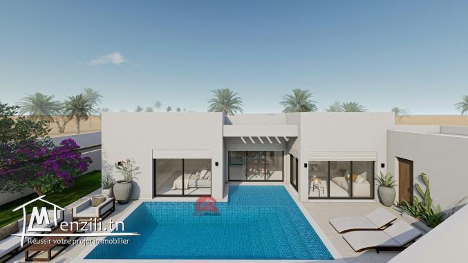 VILLA CLÉ EN MAIN AVEC PISCINE À DJERBA TUNISIE