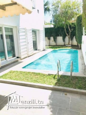 Location d'une villa à Gammarth