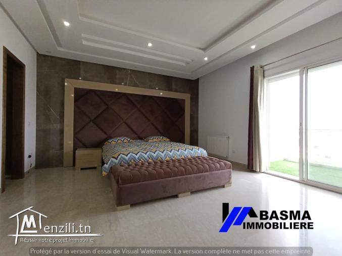 Un appartement s+4 à louer située à sahloul4