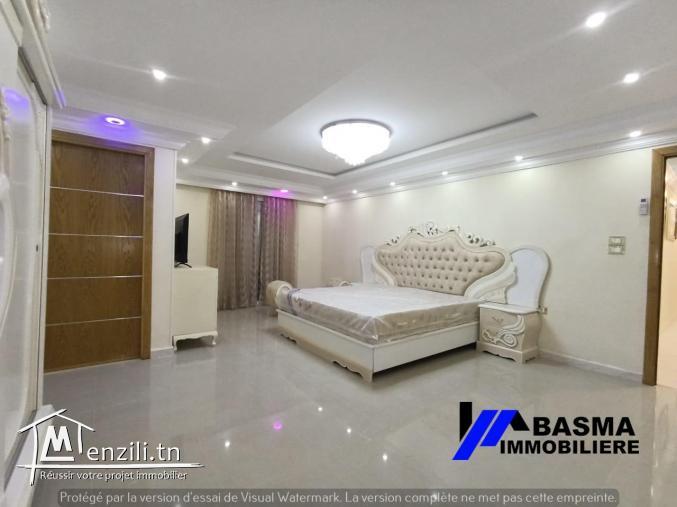 Un luxueux appartement s+4 à louer située à sahloul