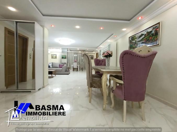 Un luxueux appartement s+4 à louer située à sahloul