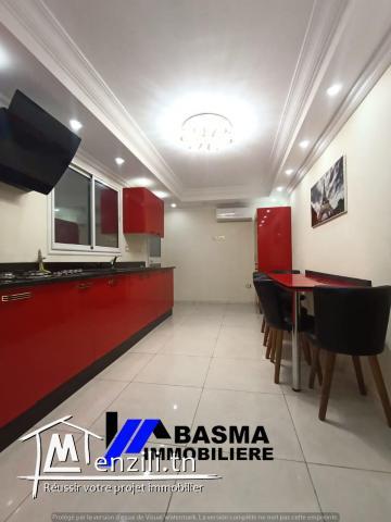 Un luxueux appartement s+4 à louer située à sahloul