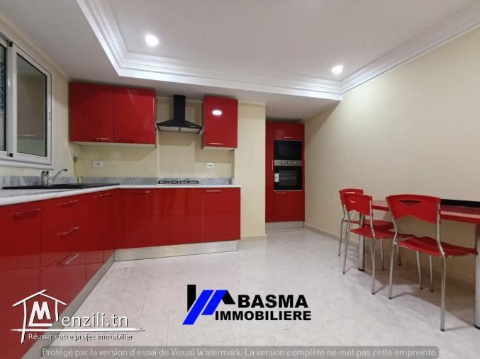 Un appartement de 135 m2  à louer située à sahloul