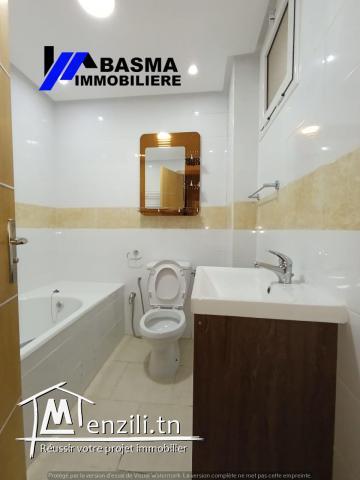 Un appartement de 135 m2  à louer située à sahloul