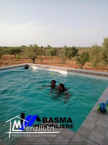 Une maison de compagne à vendre située à kalaa kbira