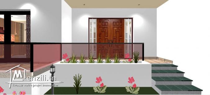 un Duplex s+3 Jardin: piscine et abri voiture