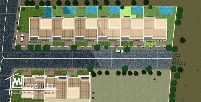 un Duplex s+3 Jardin: piscine et abri voiture