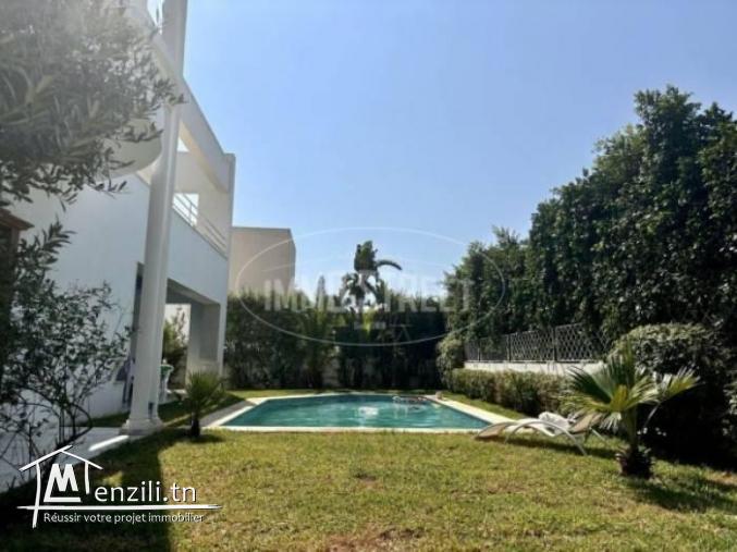 Magnifique Villa S4 d'exception a Gammarth zone touristique